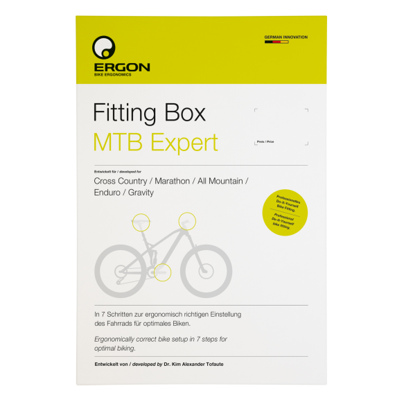 Ergon Fitting Box MTB Expert Fahrrad Einstellhilfe Komfort Performance Anspassen 